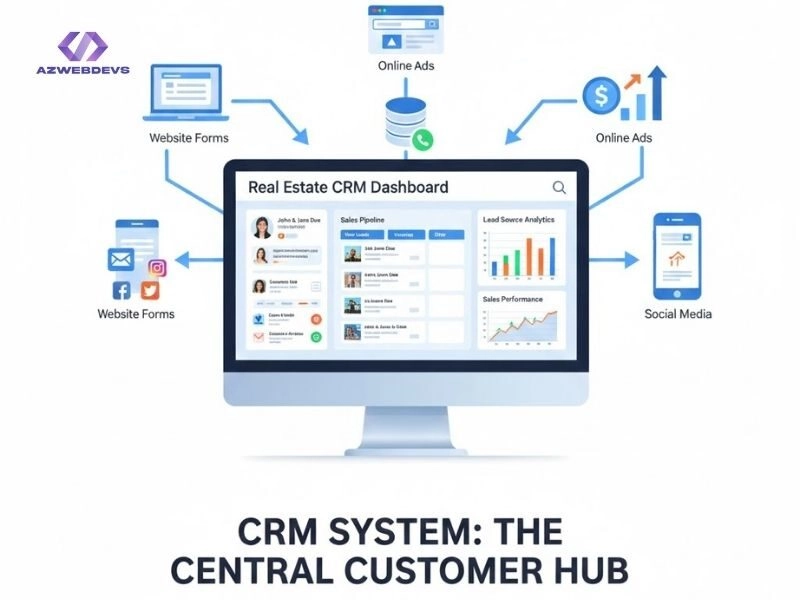 CRM as the core system managing real estate customers