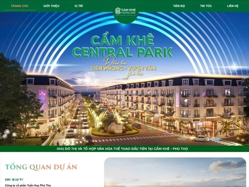 Mẫu web bất động sản