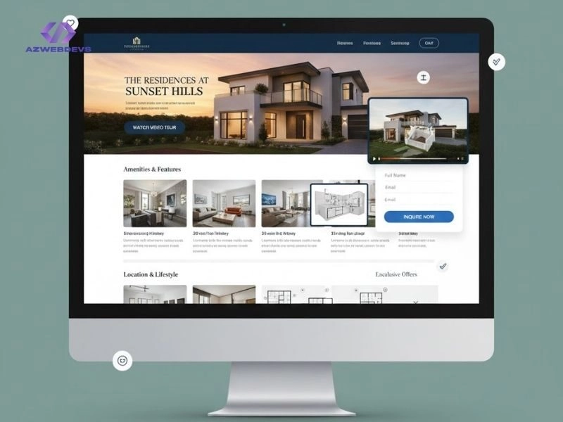 Website giới thiệu & bán một dự án cụ thể