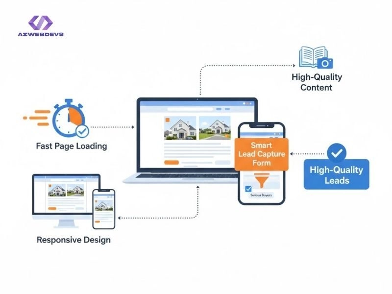 Website là trung tâm thu hút & lọc lead