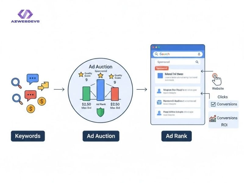 Cơ chế hoạt động của quảng cáo Google Ads