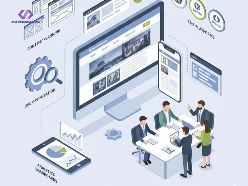 Quy trình xây dựng website doanh nghiệp chuẩn SEO và tăng trưởng bền vững