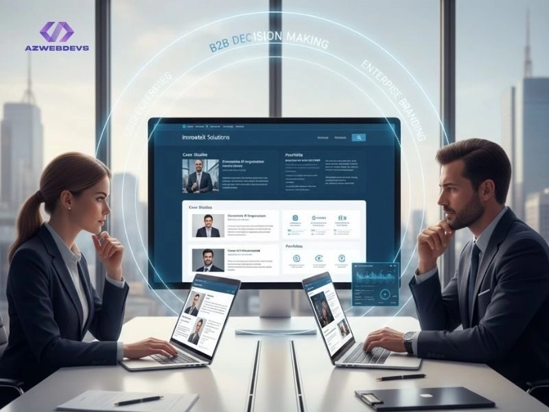 Khách hàng B2B đánh giá doanh nghiệp qua website