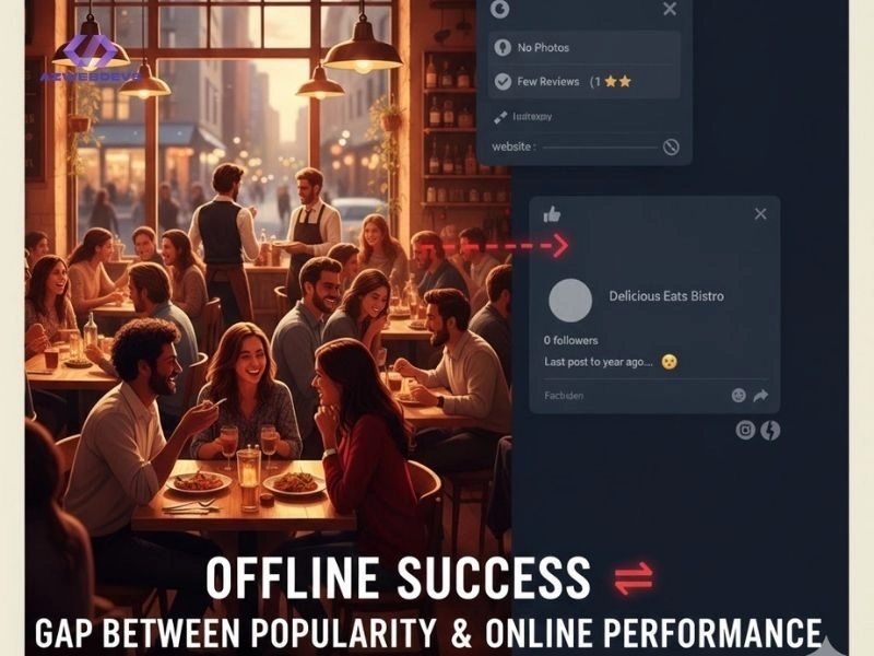 Khi offline vẫn đông nhưng online chưa tương xứng