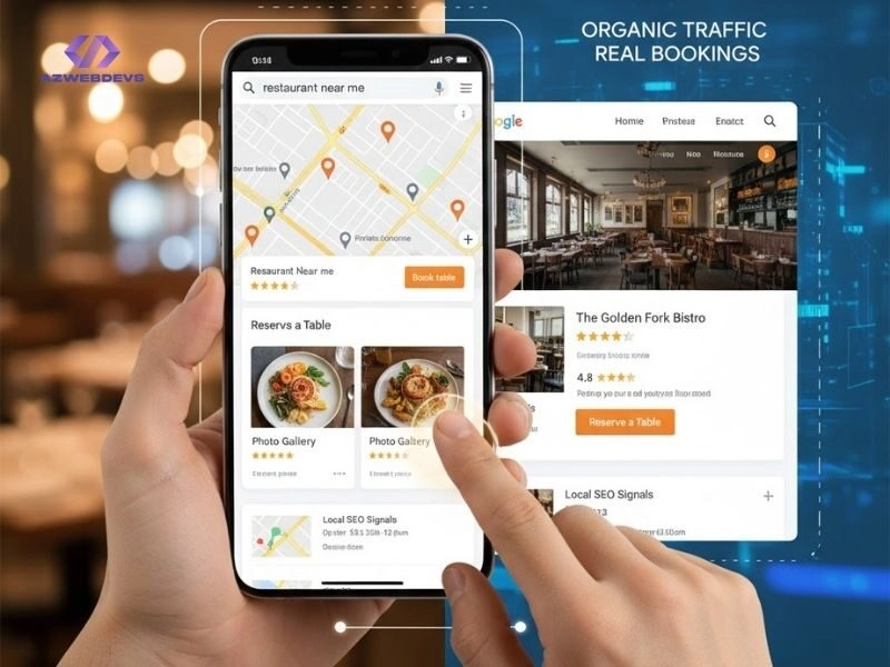SEO website nhà hàng – thu hút khách tìm kiếm tự nhiên