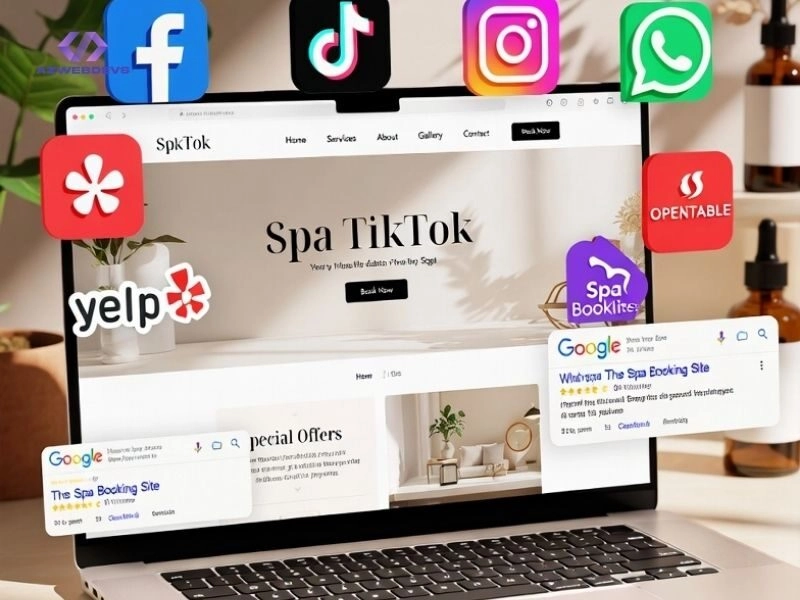 Spa có cần website riêng không