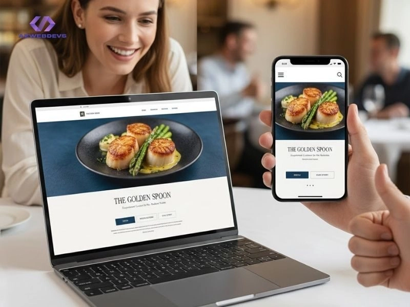 Tạo ấn tượng đầu tiên chuyên nghiệp cho thương hiệu nhà hàng