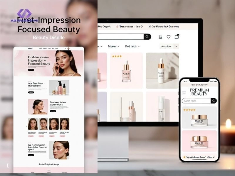 Thiết kế website chuyên nghiệp tạo niềm tin ban đầu cho khách hàng làm đẹp