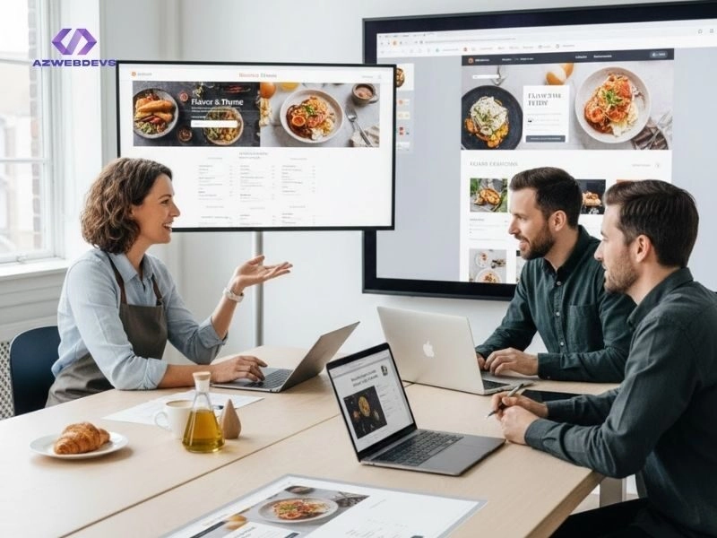 Tiêu chí lựa chọn đơn vị thiết kế website nhà hàng uy tín