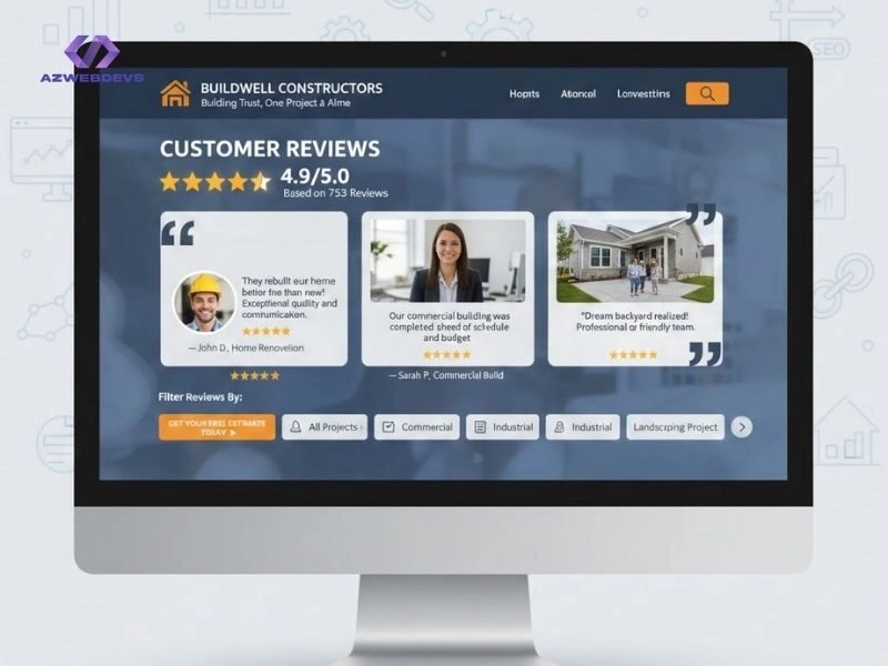 Tối ưu website để đánh giá khách hàng trở thành lợi thế cạnh tranh