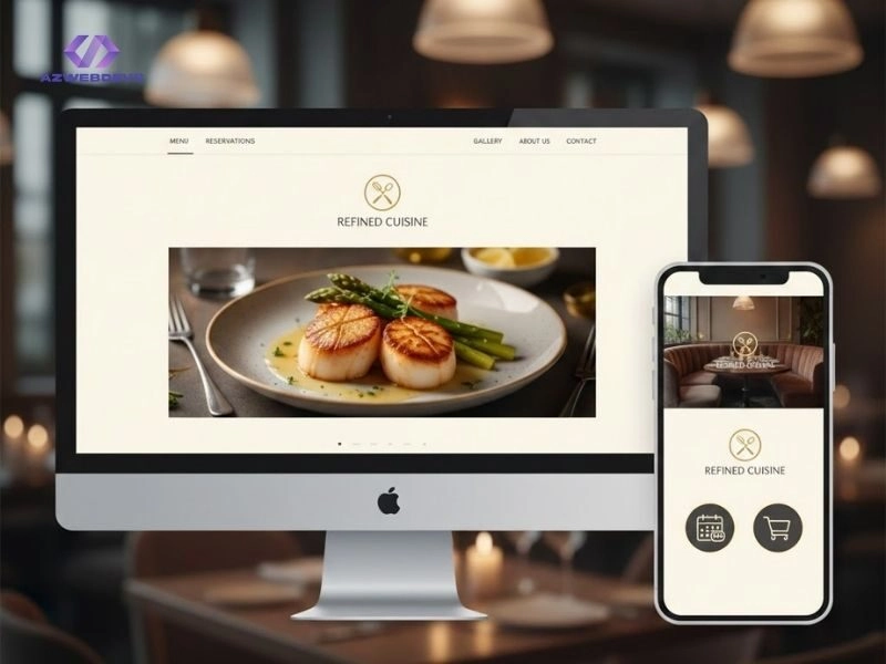 Website giúp nhà hàng xây dựng thương hiệu chuyên nghiệp