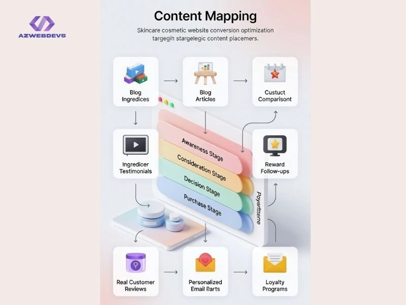 Xây dựng content theo từng giai đoạn hành vi mua mỹ phẩm